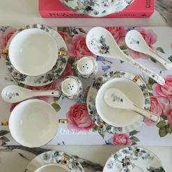 Secret Garden Winter Grey (23 Piece Soup Set)
