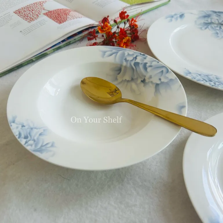 Serene Mist Plates (18 Piece Plate Set)
