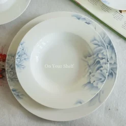 Serene Mist Plates (18 Piece Plate Set)