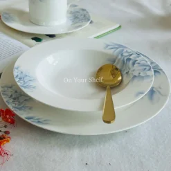 Serene Mist Plates (18 Piece Plate Set)