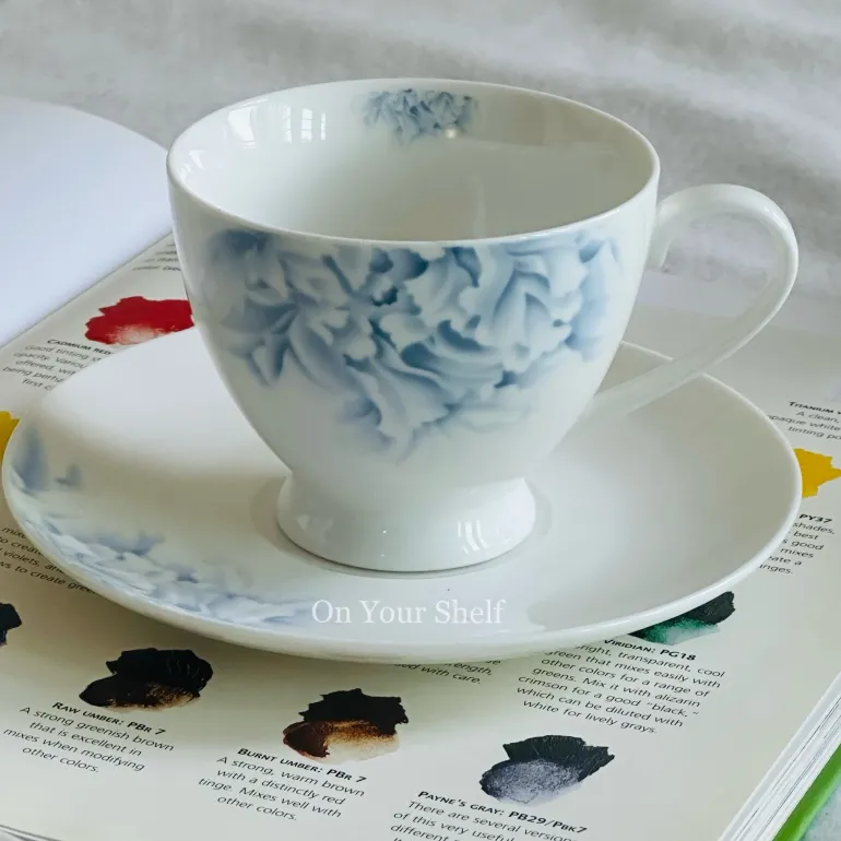 Serene Mist Tea Cups (Set Of Six Teacups & Saucers)