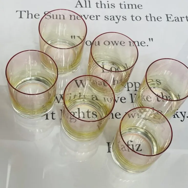 Serenity Spectrum Glass Set (set of six)