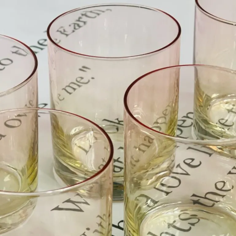 Serenity Spectrum Glass Set (set of six)