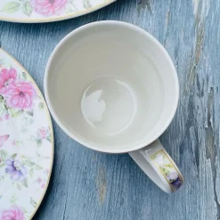 Set of Six Mugs Floral Gardens