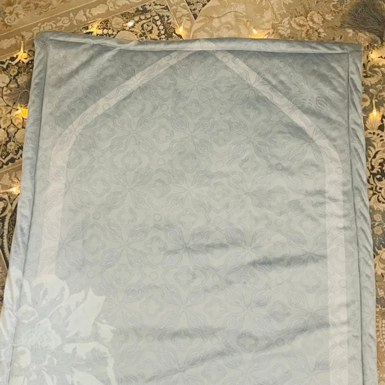 Soft Blue Prayer Mat/Jaannamaz