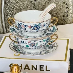 Soup Set Secret Garden Green Floral Band (23 Piece)