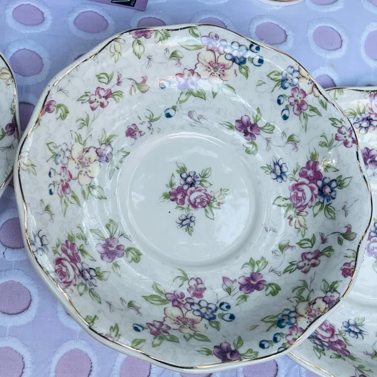 Spring Garden Whispers Tea Set : Spring Collection (single cup and single saucer)