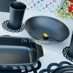 Stoneware Black Deep Bowl