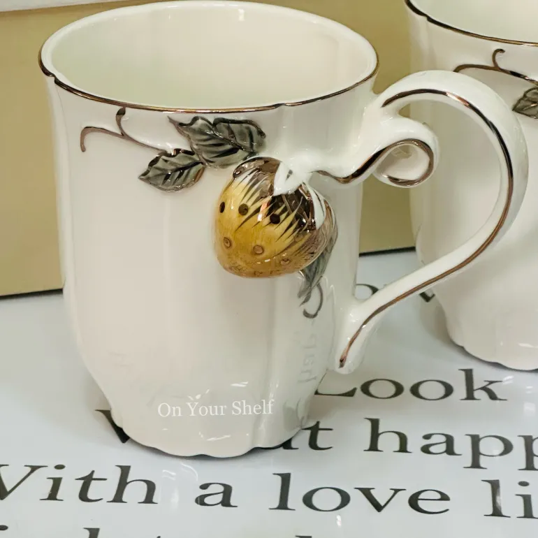 Strawberry Luxe Mug Doo (Set Of Two Mugs)