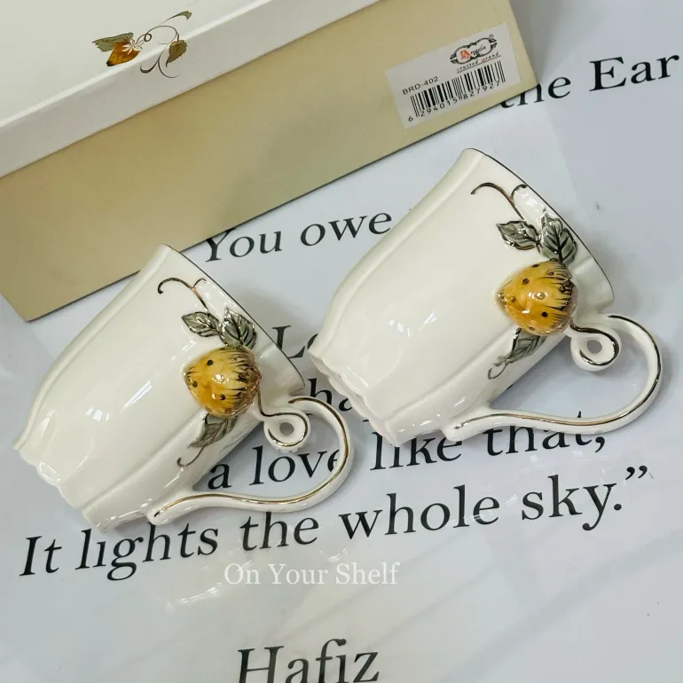 Strawberry Luxe Mug Doo (Set Of Two Mugs)