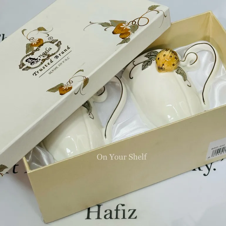 Strawberry Luxe Mug Doo (Set Of Two Mugs)