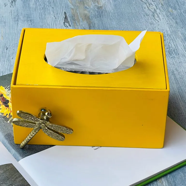 Sunshine Laser Cut Flutter Tissue Box
