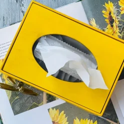 Sunshine Laser Cut Flutter Tissue Box