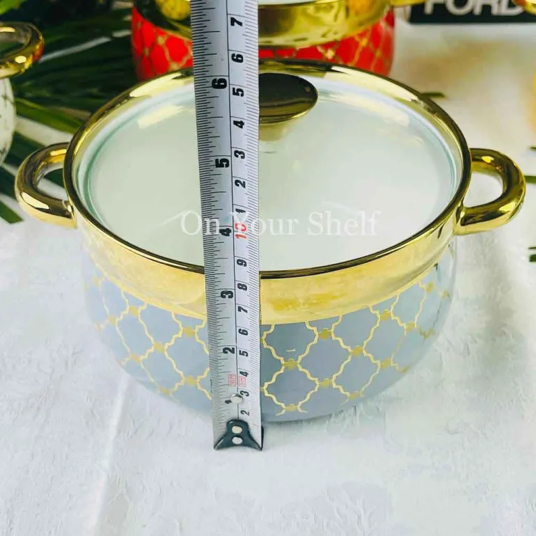 Taureen Pot Moroccan Vector - Yellow