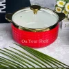 Taureen Pot Textured Large - Red