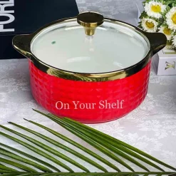Taureen Pot Textured Large - White