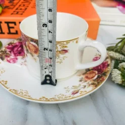 Tea Cup and Saucers Daulton Old Country Roses Set of Six