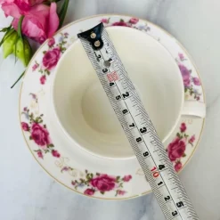 Tea Cup and Saucers Daulton Dancing Rose Set of Six
