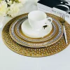 Tea Cup Saucer-Plain White Set of Six