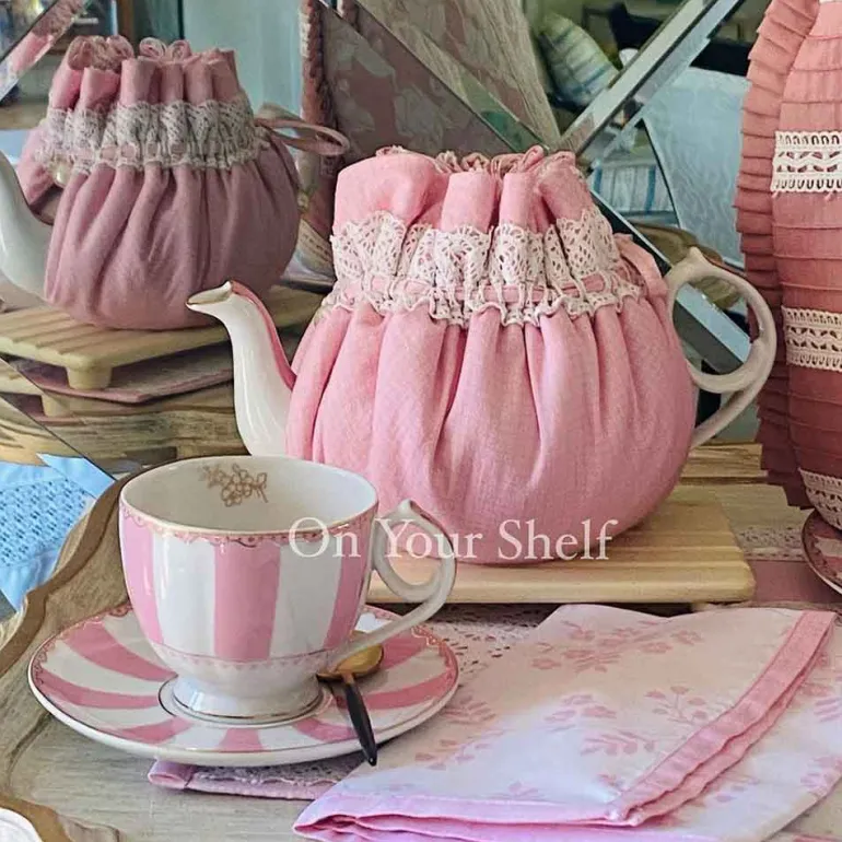 Tea Trolley Mats Pink NBK