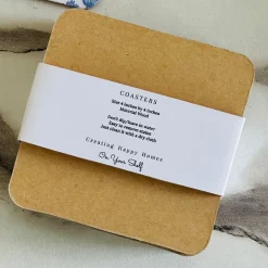 The Blue Ethnic Meadow Coaster (Pack Of Six)