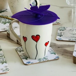 The Blue Ethnic Meadow Coaster (Pack Of Six)