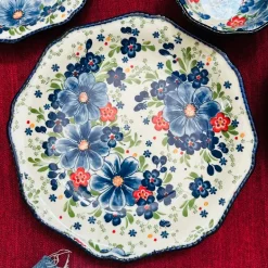 The Blue Ethnic Series (24 piece plate set)