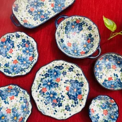 The Blue Ethnic Series (24 piece plate set)