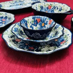 The Blue Ethnic Series (24 piece plate set)