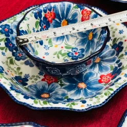 The Blue Ethnic Series (24 piece plate set)