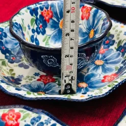 The Blue Ethnic Series (24 piece plate set)