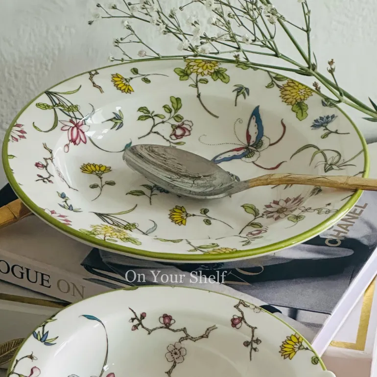 The Botanical Breeze Dinner Set (83 Piece Dinner Set for 8)