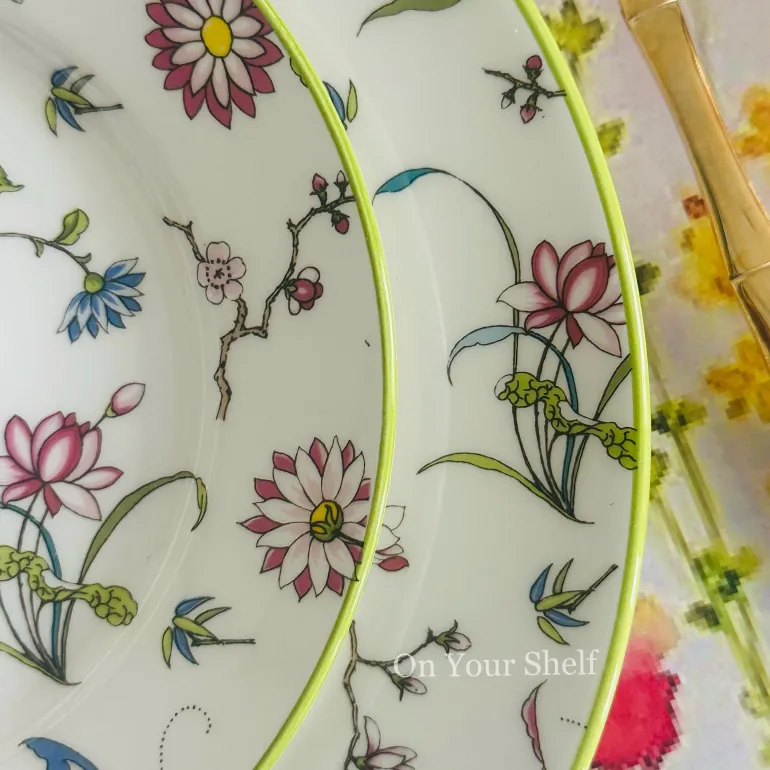 The Botanical Breeze Dinner Set (83 Piece Dinner Set for 8)