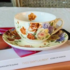 The Duchess’s Bloom In Yellow (set of six cups and saucers)