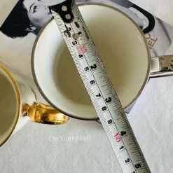 The Embossed Charm Mugs Gold/Silver