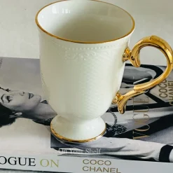 The Embossed Charm Mugs Gold/Silver