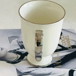The Embossed Charm Mugs Gold/Silver