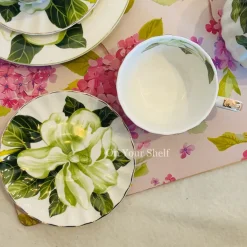 The Emerald Magnolia (24 Piece Tea Set)