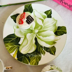 The Emerald Magnolia (24 Piece Tea Set)
