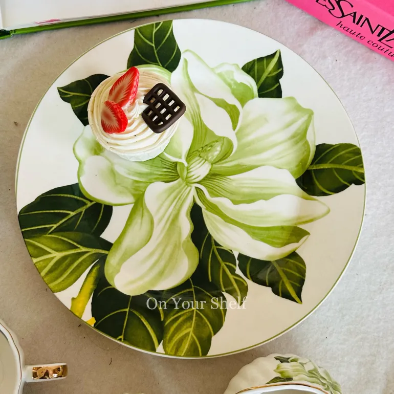 The Emerald Magnolia (24 Piece Tea Set)