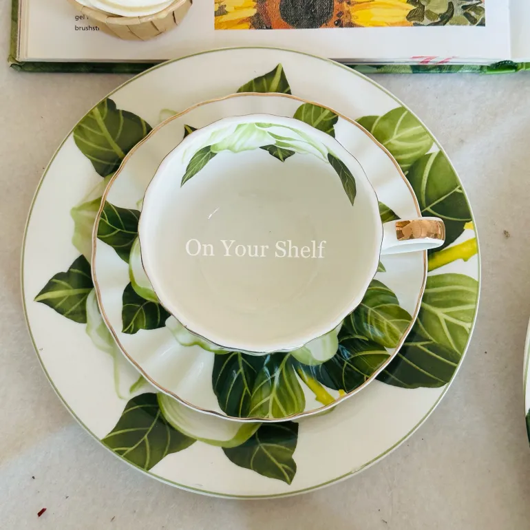 The Emerald Magnolia (24 Piece Tea Set)