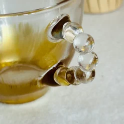 The Golden Halo Set (set of six cups and saucers)