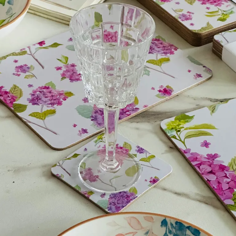 The Hydrangea Haven Coasters (Pack Of Six)