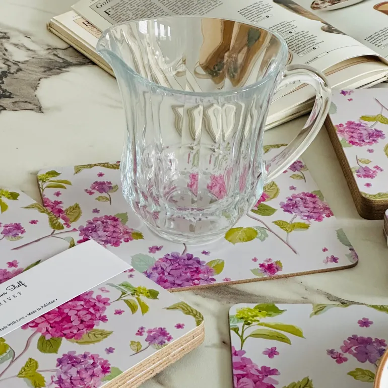 The Hydrangea Haven Trivet (Pack Of Six)