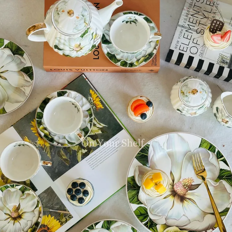 The Magnolia Grace (24 Piece Tea Set)