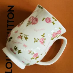 The Pink Love Affair (six mugs, one teapot, one tray)