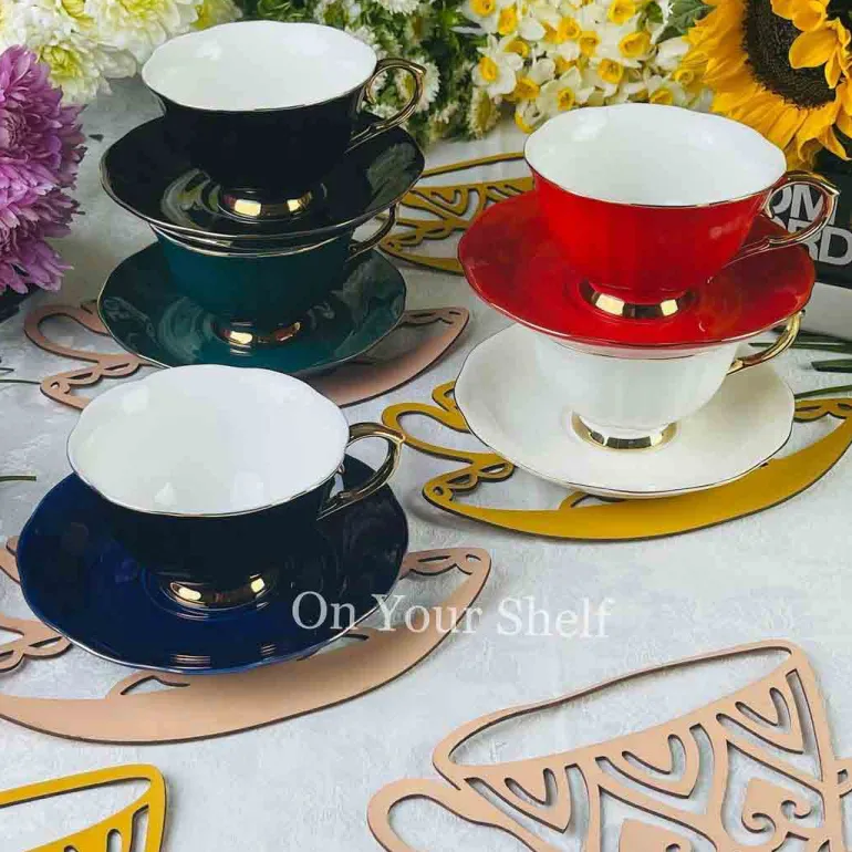 The Plain White Teacups and Saucers