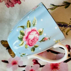 The Queen Garden Series - Rosa Cerulean (single mug)