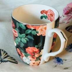 The Queen Garden Series - Black Floral Love Affair (single piece)