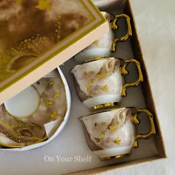 The Soaring Elegance TeaCups (Set Of Six Cups & Saucers)